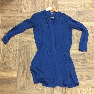 Vince Teal Green Drop Waist Dress Size XS